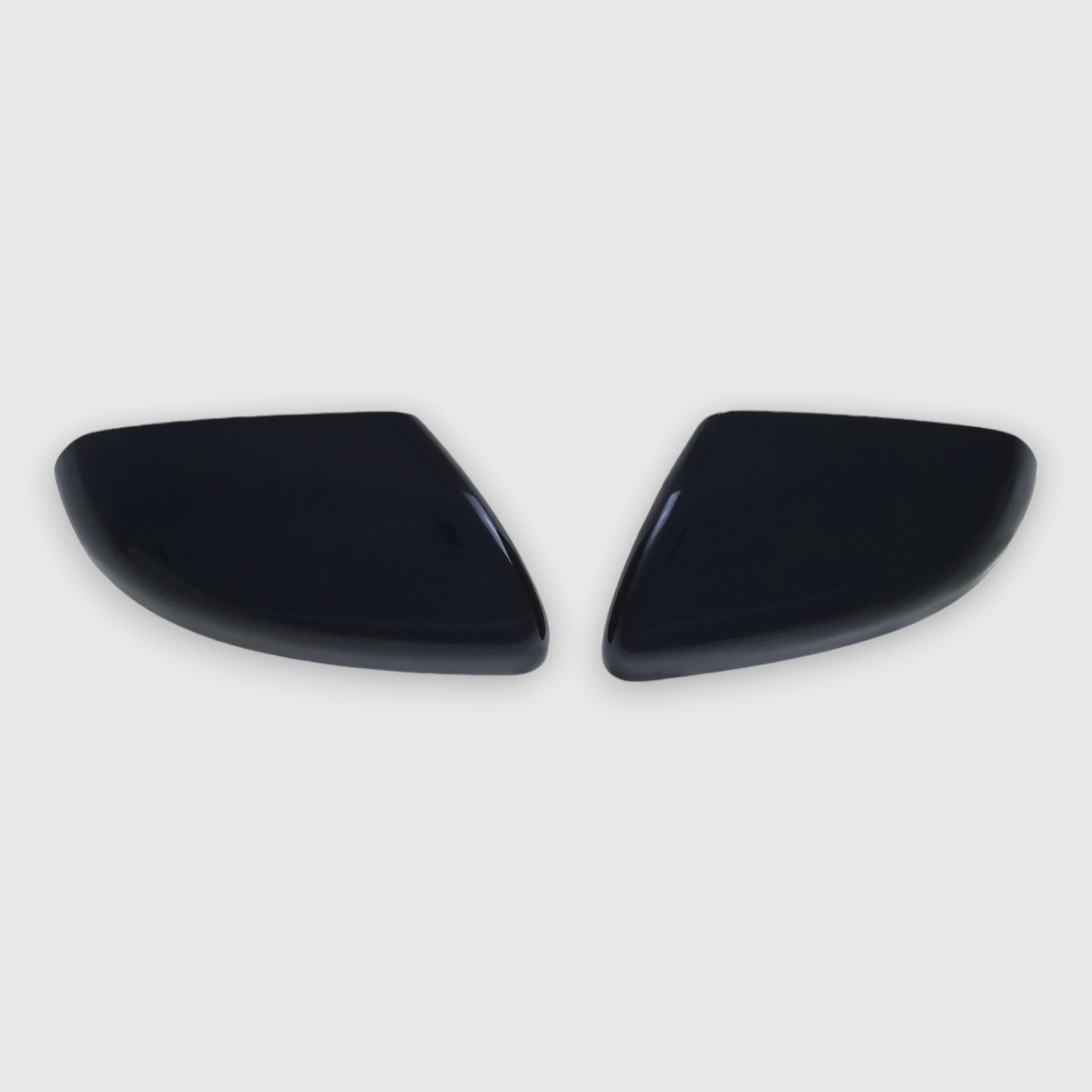 15-24 Ford Edge 2 Piece No Turn Signal Top Gloss Black Tape-on Mirror Cover